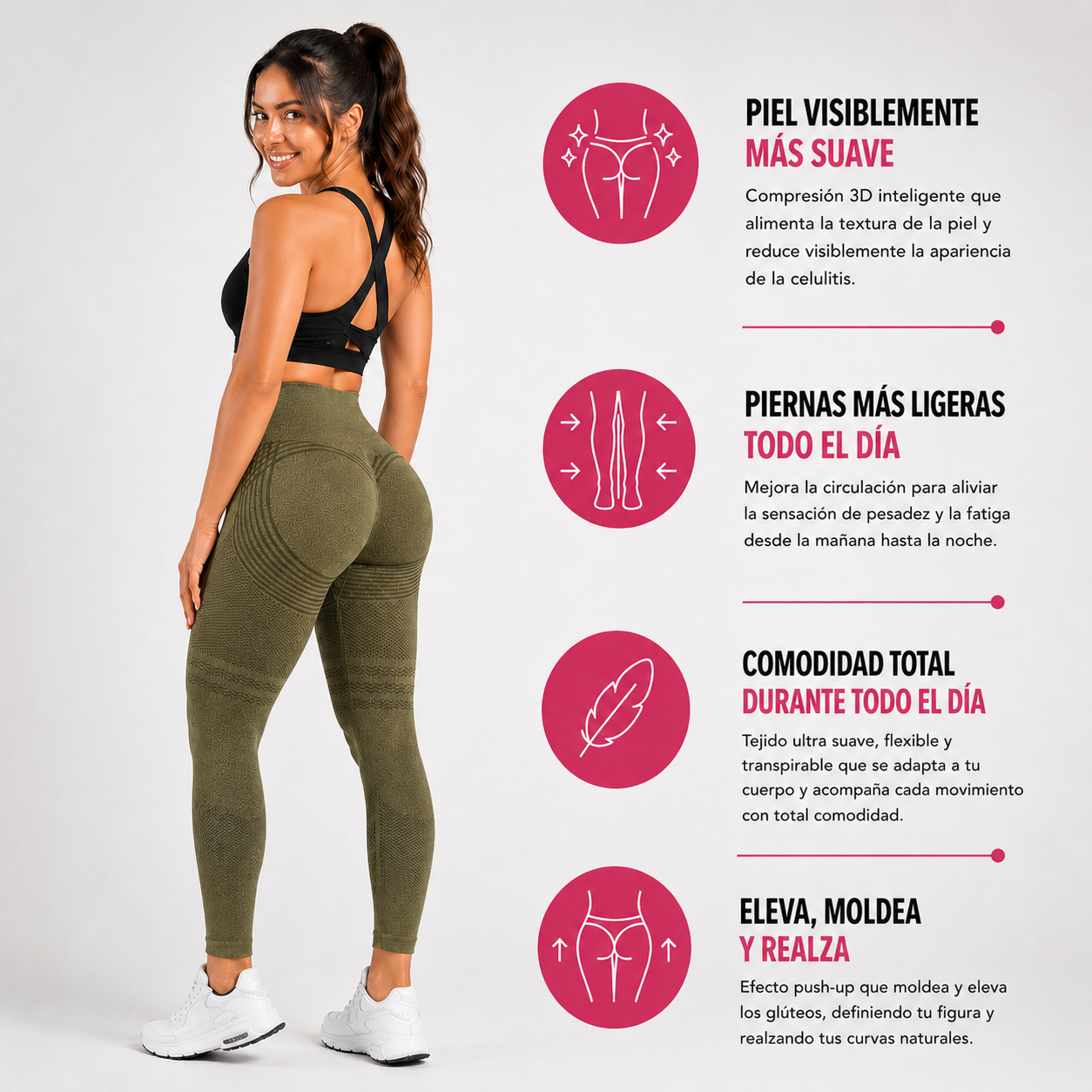 LEGGING SLIMORA ARMY GREEN