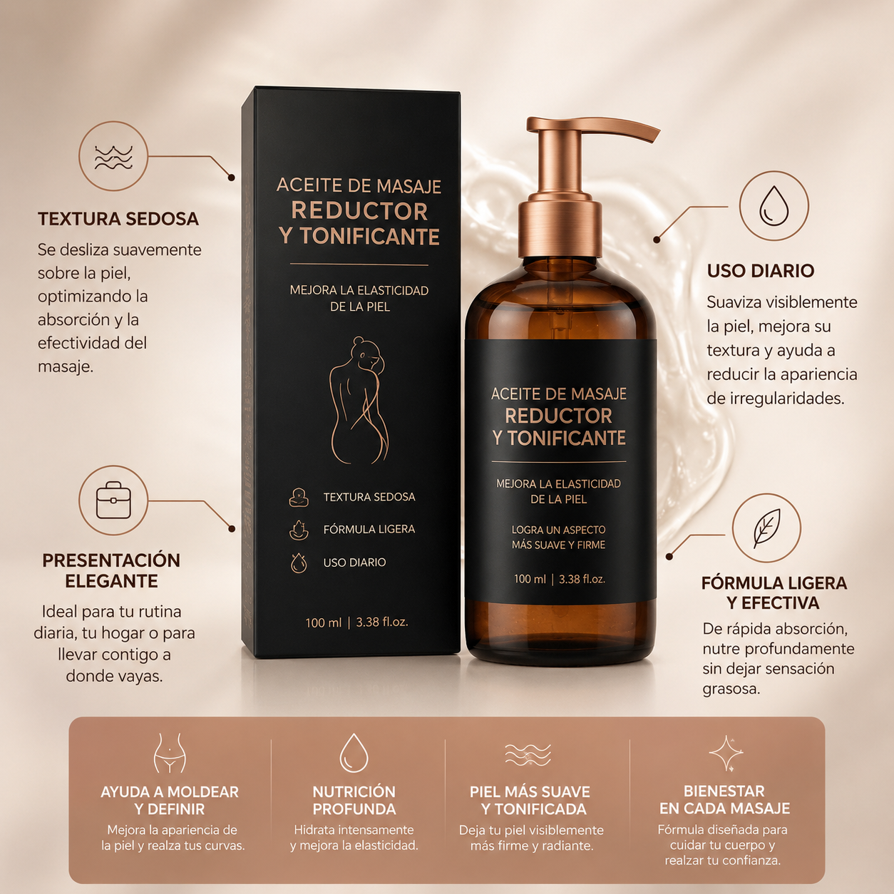 ACEITE ANTICELULÍTICO SLIMORA EFECTO SUAVIZANTE