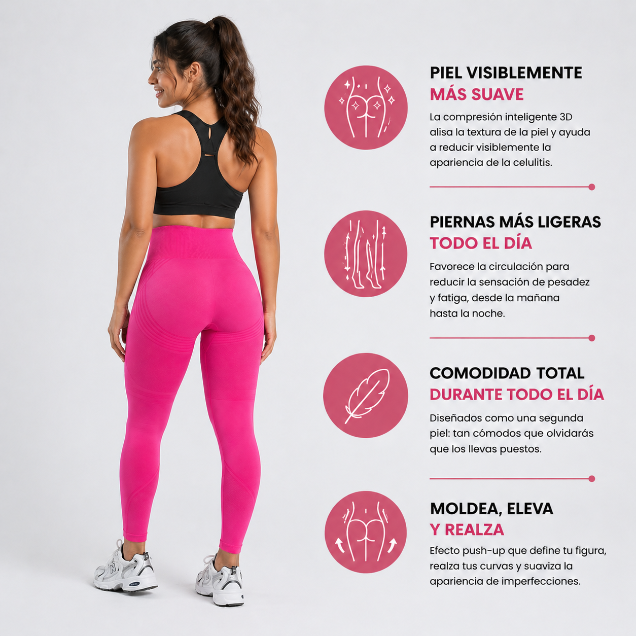 LEGGING SLIMORA HOT PINK