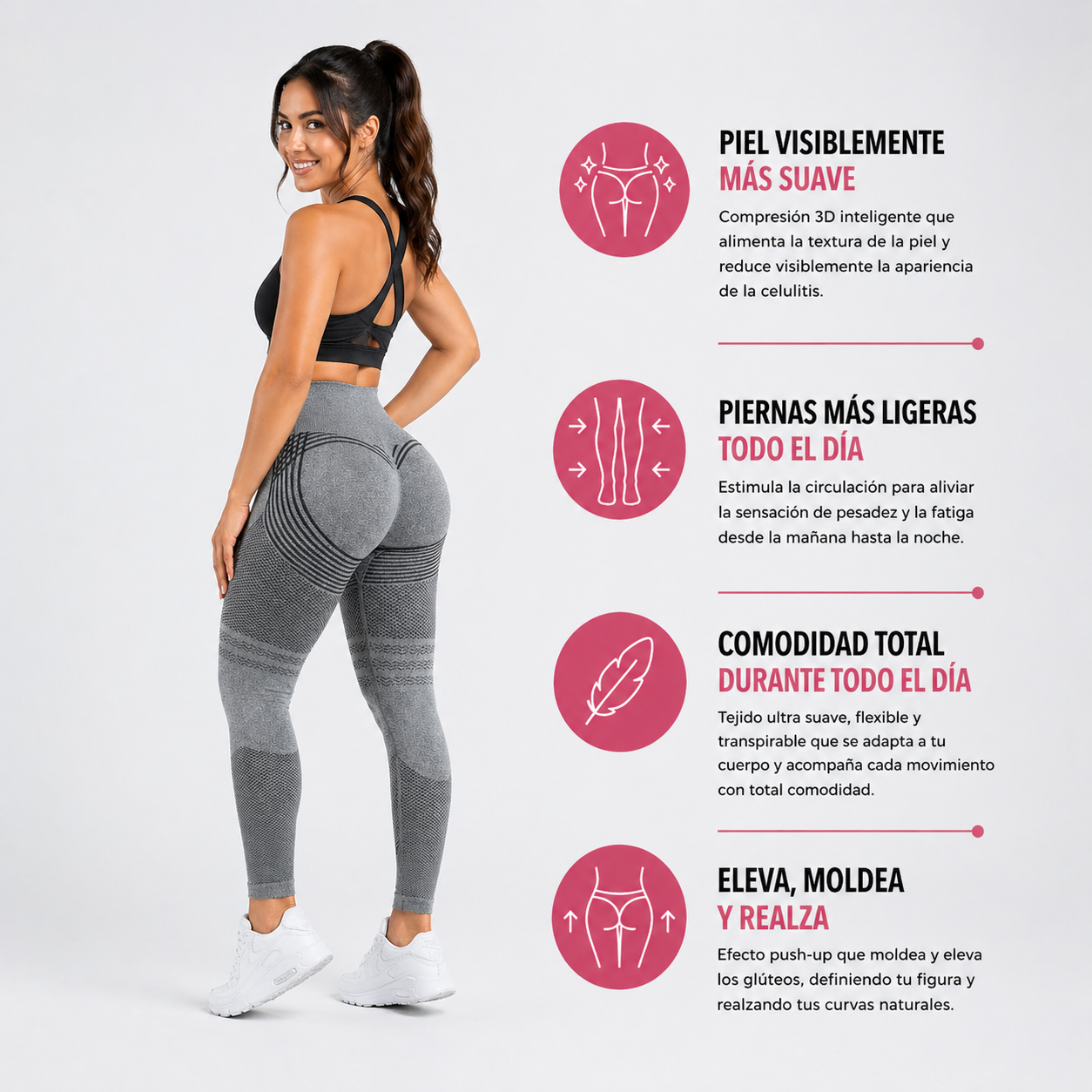 LEGGING SLIMORA LIGHT GRAY