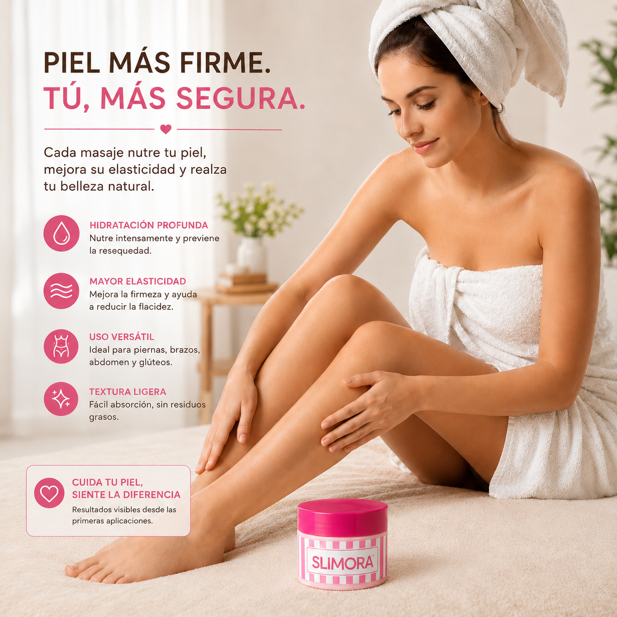 CREMA MULTIFUNCIONAL SLIMORA HIDRATACIÓN Y CUIDADO INTENSIVO