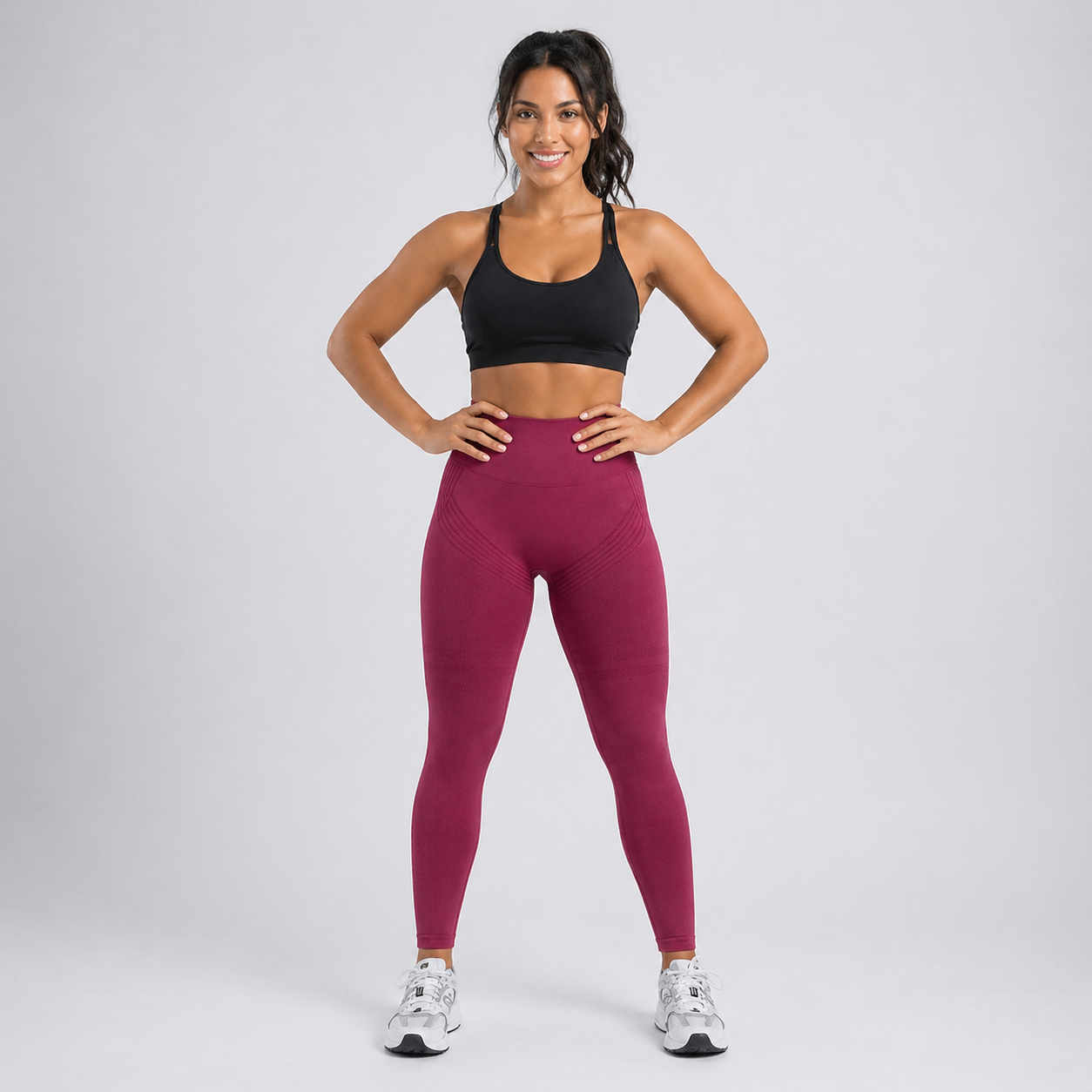 LEGGING SLIMORA BURGUNDY