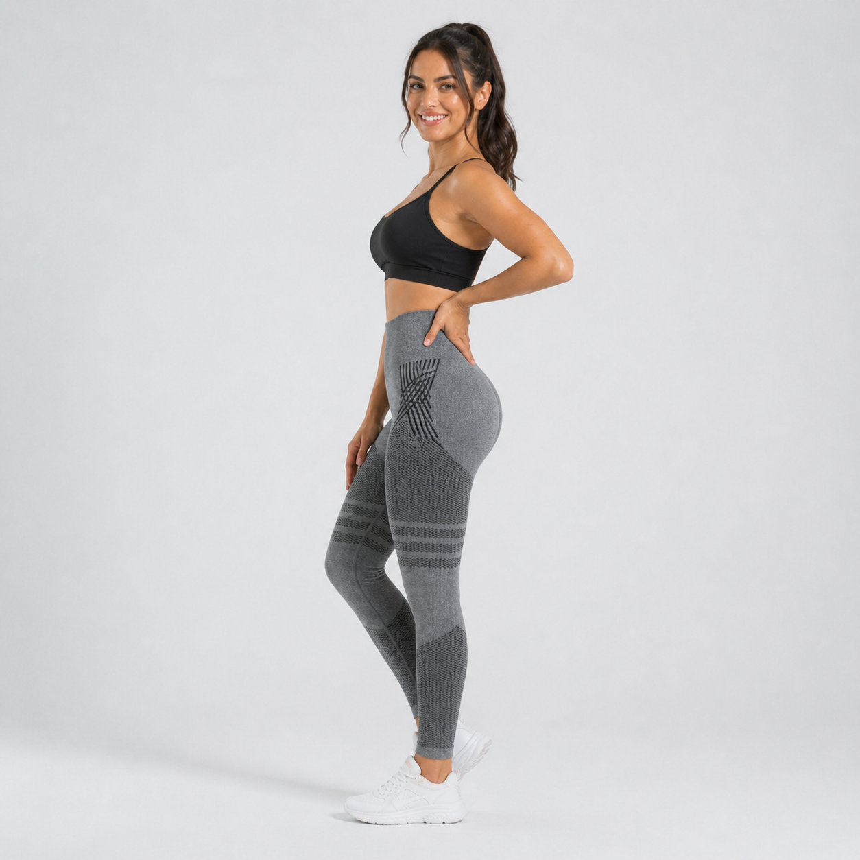 LEGGING SLIMORA LIGHT GRAY